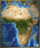 Africa Satellite Image Map
