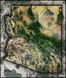 Arizona Satellite Image Map
