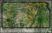Kansas Satellite Image Map