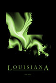 Louisiana Cool Map Poster