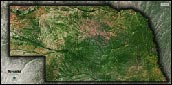 Nebraska Satellite Image Map