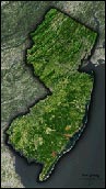 New Jersey Satellite Image Map