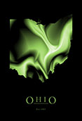 Ohio Cool Map Poster