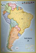 South America Standard Political Map