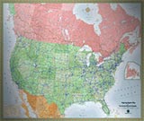 USA and Canada Highway Map