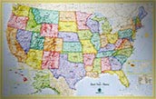 USA Standard Political Map