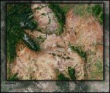 Wyoming Satellite Image Map