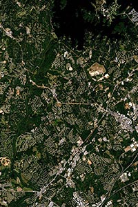 Atlanta Aerial Map Detail