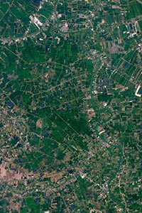Bangkok Aerial Map Detail