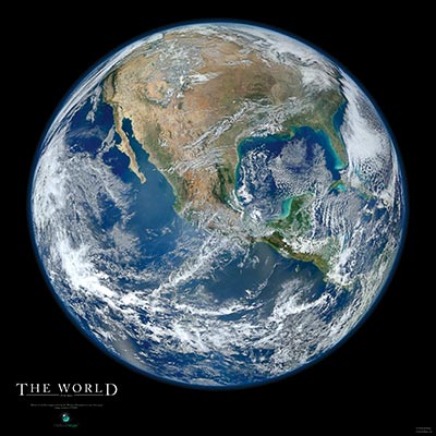 Blue Marble Poster of Planet Earth