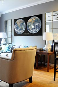 Earth Poster as Home Decor