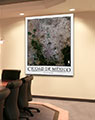 Business Conference Room with Aerial Image of Ciudad de Mexico