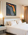 Terrain Map of Florida in Hotel Room
