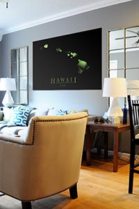 Cool Hawaii Poster as Home Decor