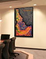 Business Conference Room with Idaho Map Print