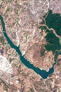 Istanbul Aerial Map Detail