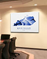Business Conference Room with Kentucky Artistic Map