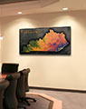 Business Conference Room with Kentucky Physical Wall Map