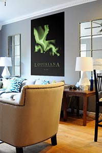 Cool Louisiana Poster as Home Decor