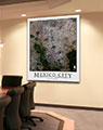 Business Conference Room with High Resolution Mexico City Image