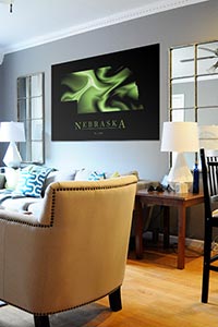 Cool Nebraska Poster as Home Decor
