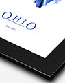 Ohio Map Poster with Black Frame