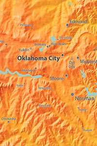 Oklahoma Map Detail