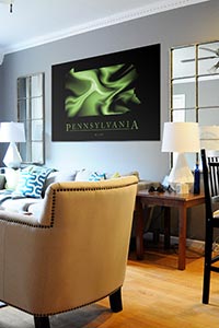 Cool Pennsylvania Poster as Home Decor