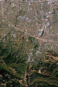 San Francisco Bay Area Aerial Map Detail