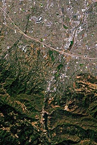 San Francisco Aerial Map Detail