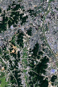 Seoul Aerial Map Detail