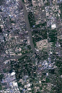 Shanghai Aerial Map Detail