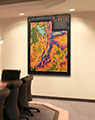 Business Conference Room with Terrain Map of Utah