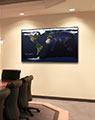 Business Conference Room with NASA World Poster