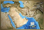 Middle East Satellite Image Map