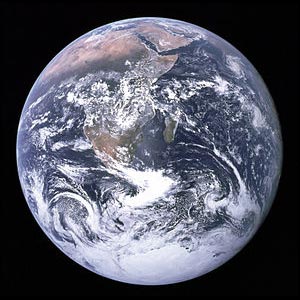 Original Blue Marble Photograph of Earth by Apollo 17