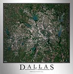 DALLA991 - Dallas Area Satellite Map