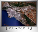 LANGA991 - Los Angeles Area Satellite Map