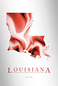 LA500 - Louisiana Map Art