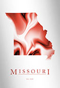 MO500 - Missouri Map Art