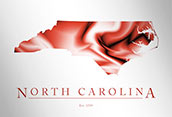 NC500 - North Carolina Map Art
