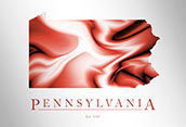 PA500 - Pennsylvania Map Art